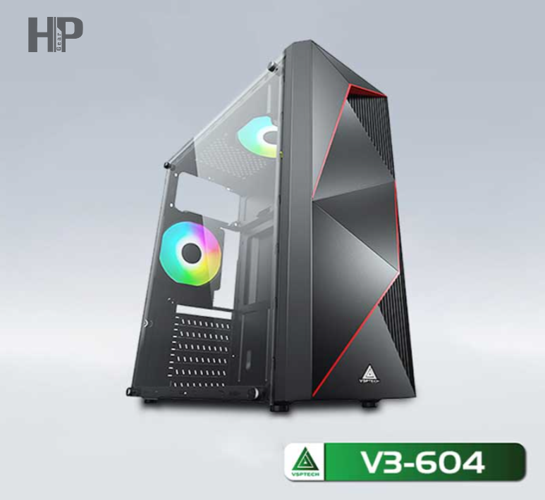 Thùng máy Case VSP Gaming V3-604 (No Fan) thumb