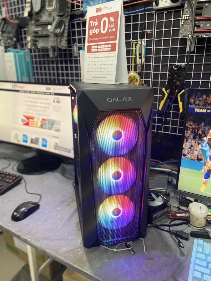 FULL BỘ PC RYZEN 5 GEAR LED RGB CHIẾN MƯỢT CÁC GAME: LMHT, FIFA04, PUBG, GTA5, CS-GO,... thumb