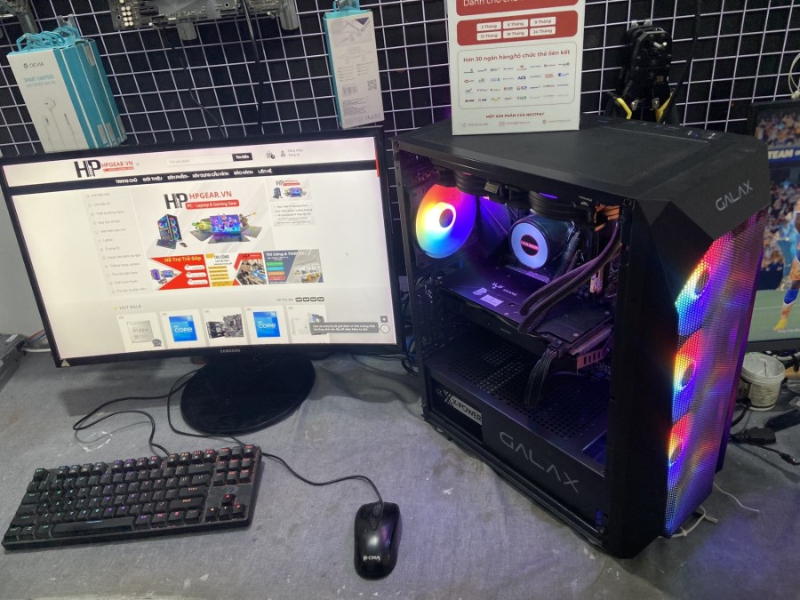 FULL BỘ PC RYZEN 5 GEAR LED RGB CHIẾN MƯỢT CÁC GAME: LMHT, FIFA04, PUBG, GTA5, CS-GO,... thumb