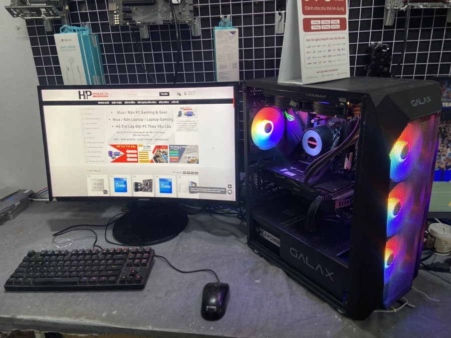 FULL BỘ PC RYZEN 5 GEAR LED RGB CHIẾN MƯỢT CÁC GAME: LMHT, FIFA04, PUBG, GTA5, CS-GO,... thumb