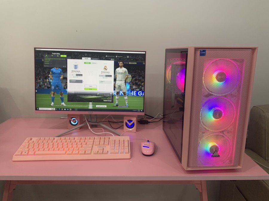 BỘ PC FULL HỒNG ĐẸP CÁ TÍNH CHƠI MƯỢT GAME: LMHT, FIFA, CS-GO, PUBG thumb