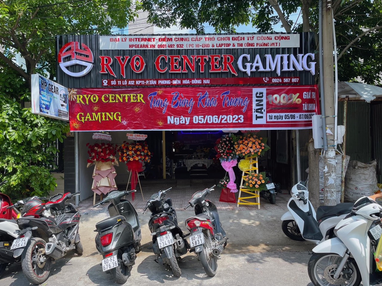 Lắp đặt tiệm net trọn gói giá rẻ. NET RYO GAMING 30 MÁY