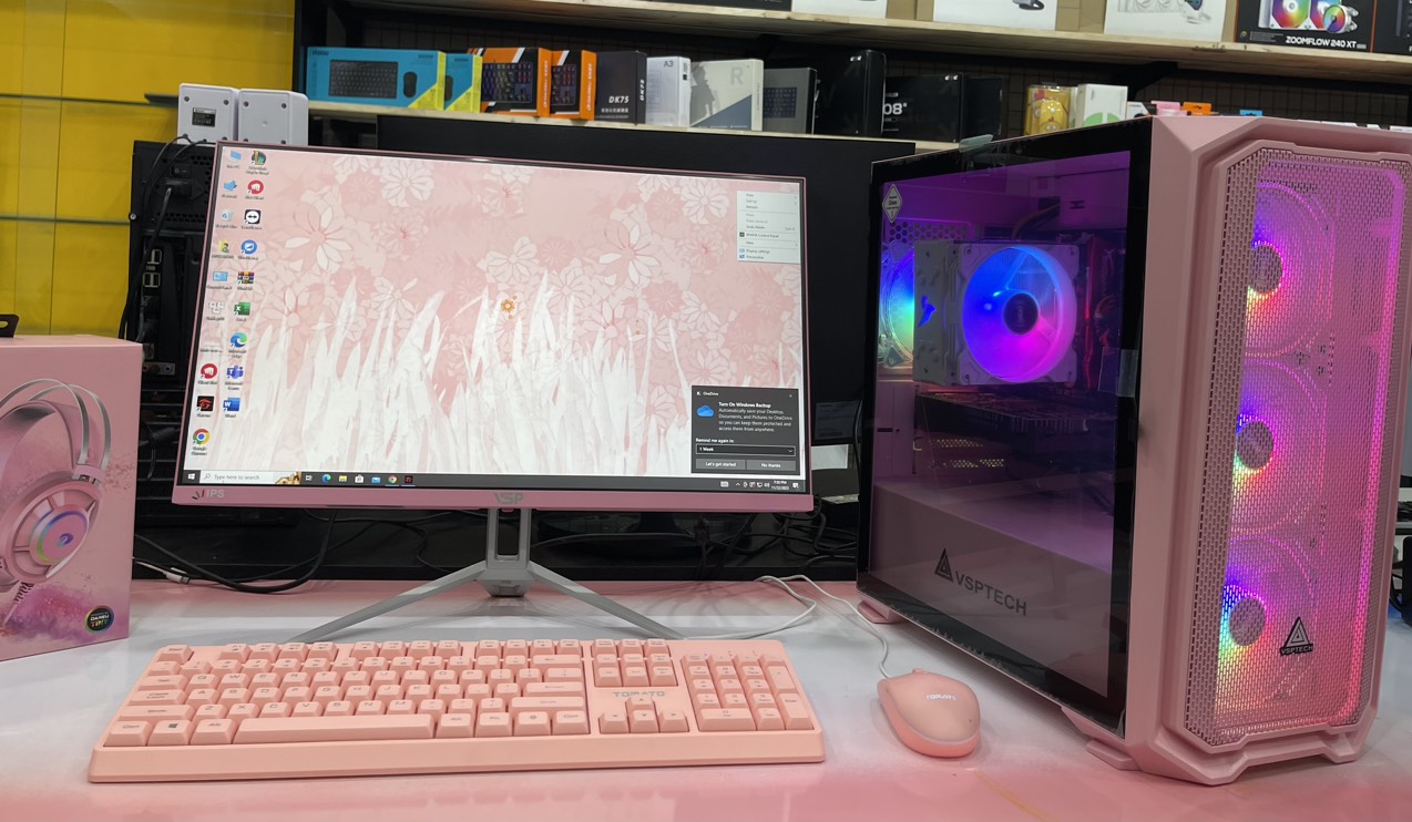 BỘ PC FULL HỒNG